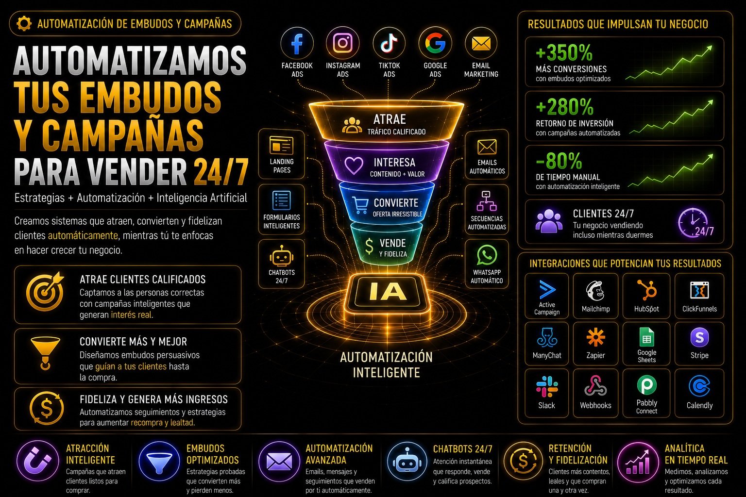 AUTOMATIZACION DE EMBUDOS Y CAMPAÑAS DE VENTAS